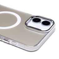 Чехол для Apple iPhone 16 Plus силиконовый MagSafe №5 <белый>