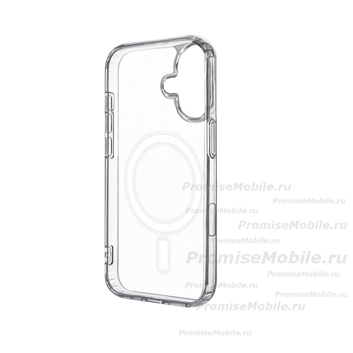 Чехол для Apple iPhone 16 Plus PromiseMobile силиконовый MagSafe <прозрачный> ― 