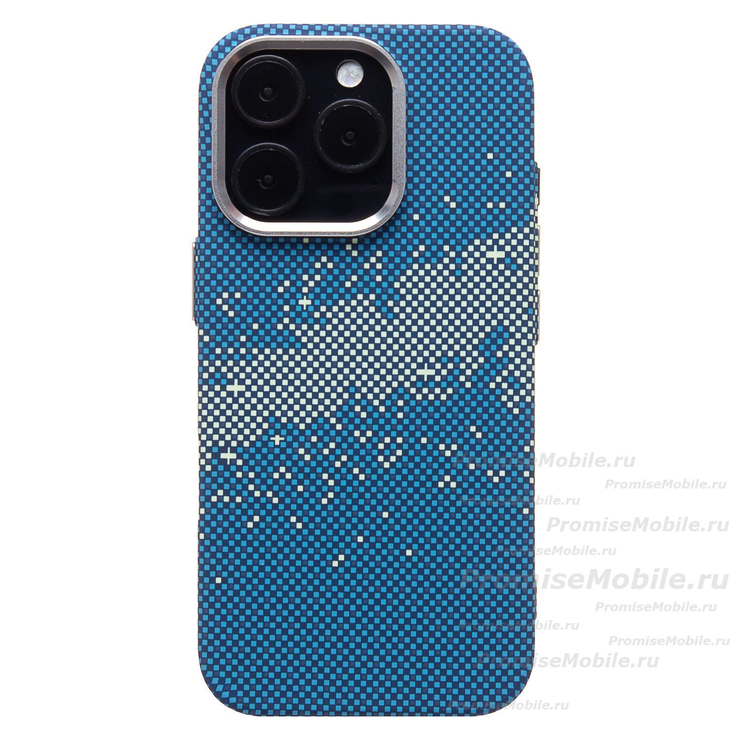 Чехол для Apple iPhone 16 Pro пластиковый Luxo Carbon (рис. 135) ― 