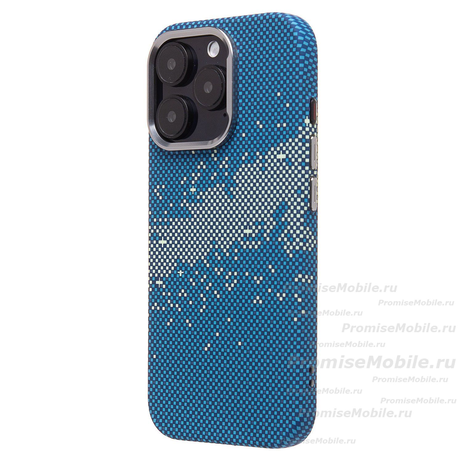 Чехол для Apple iPhone 16 Pro пластиковый Luxo Carbon (рис. 135) ― 