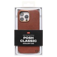 Чехол для Apple iPhone 16 Pro Max натуральная кожа MagSafe <коричневый>