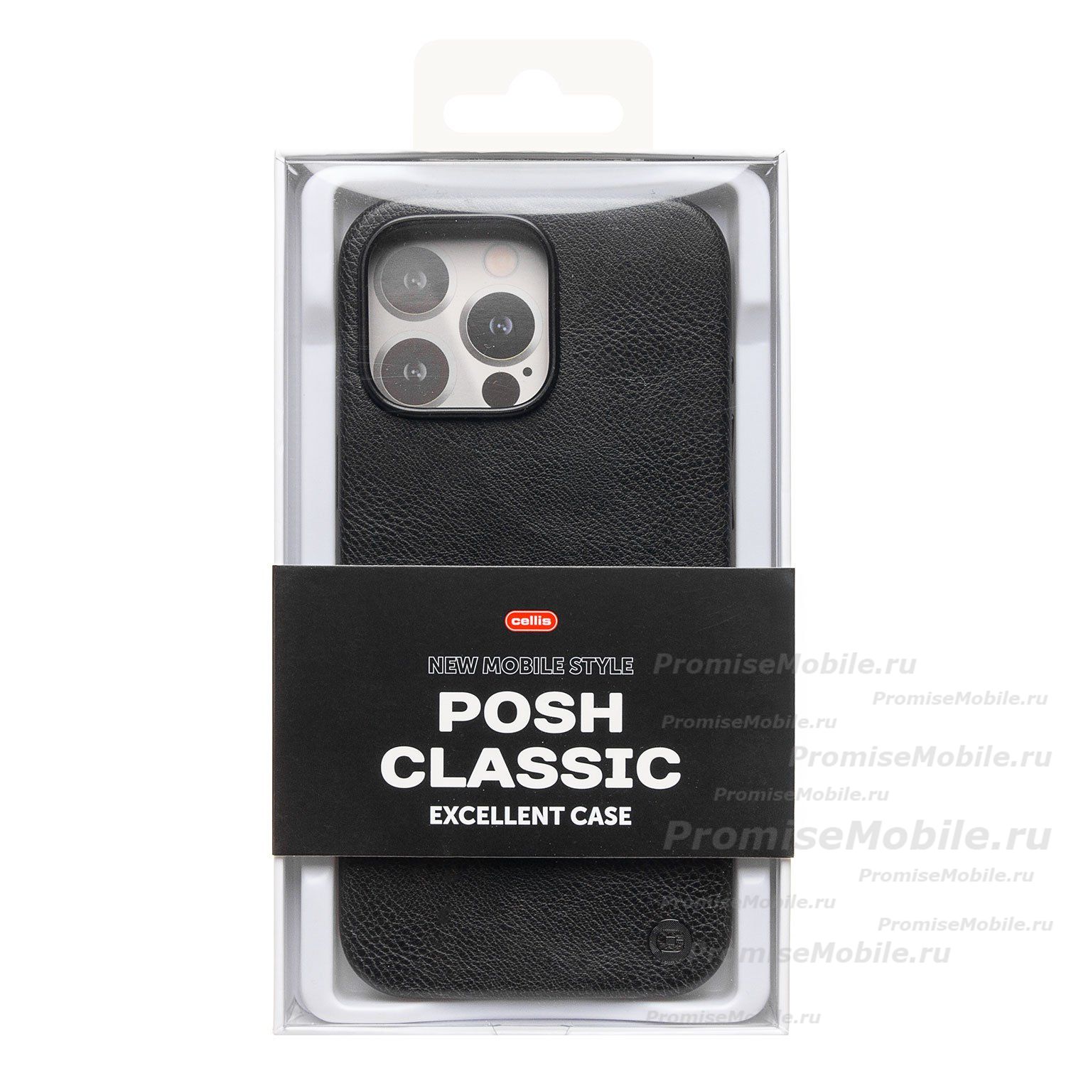 Чехол для Apple iPhone 16 Pro Max натуральная кожа MagSafe <черный> ― 