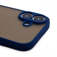 Чехол для Apple iPhone 17 пластиковый с окантовкой <темно-синий>