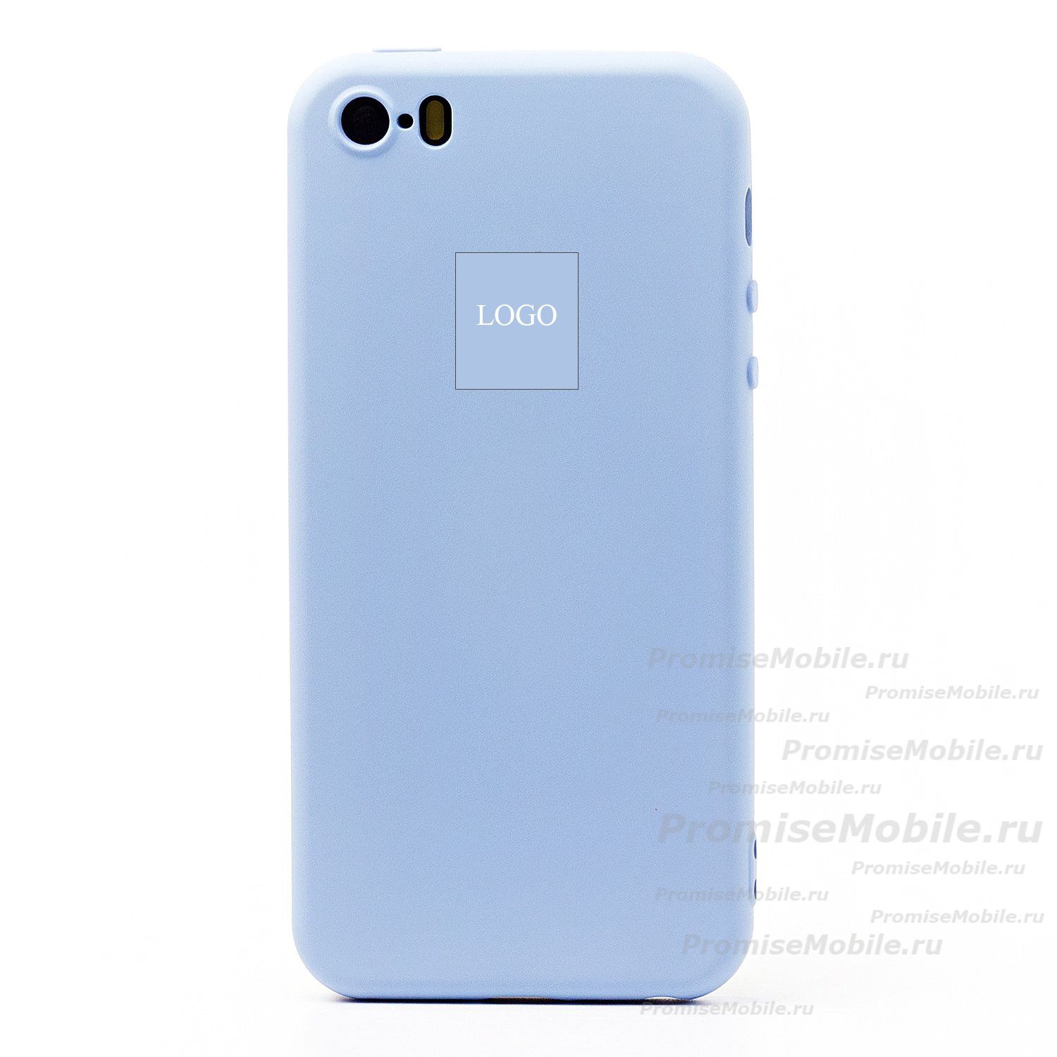 Чехол для Apple iPhone 5 силиконовый Soft Touch 2 <голубой> (премиум) ― 