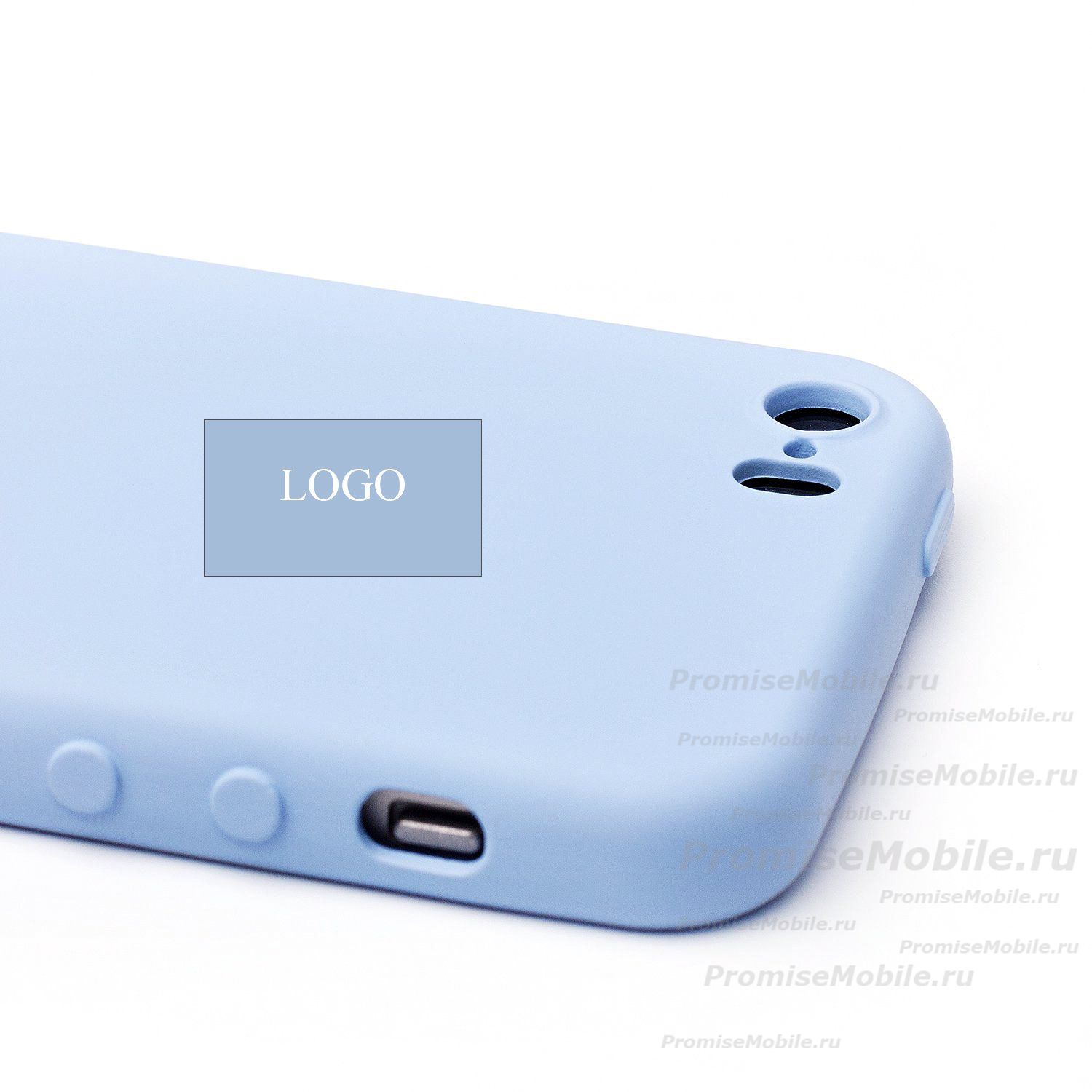 Чехол для Apple iPhone 5 силиконовый Soft Touch 2 <голубой> (премиум) ― 