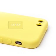 Чехол для Apple iPhone 5 силиконовый Soft Touch 2 <желтый> (премиум)