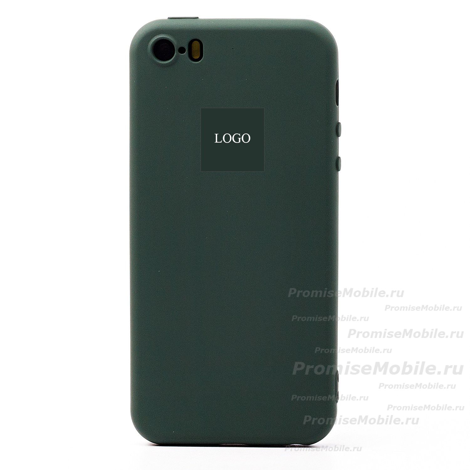 Чехол для Apple iPhone 5 силиконовый Soft Touch 2 <темно-зеленый> (премиум) ― 