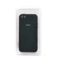 Чехол для Apple iPhone 5 силиконовый Soft Touch 2 <темно-зеленый> (премиум)