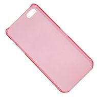 Чехол для Apple iPhone 5s задняя крышка пластик <прозрачно-розовый>