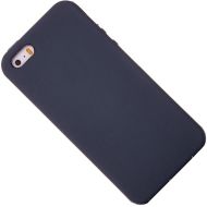 Чехол для Apple iPhone 5s силиконовый Soft Touch <темно-синий> (премиум)