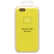 Чехол для Apple iPhone 6s силиконовый Soft Touch <лимонный> (премиум)