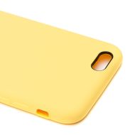 Чехол для Apple iPhone 6 силиконовый Soft Touch <желтый> (премиум)