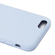 Чехол для Apple iPhone 6s силиконовый Soft Touch <пастельный голубой> (премиум)