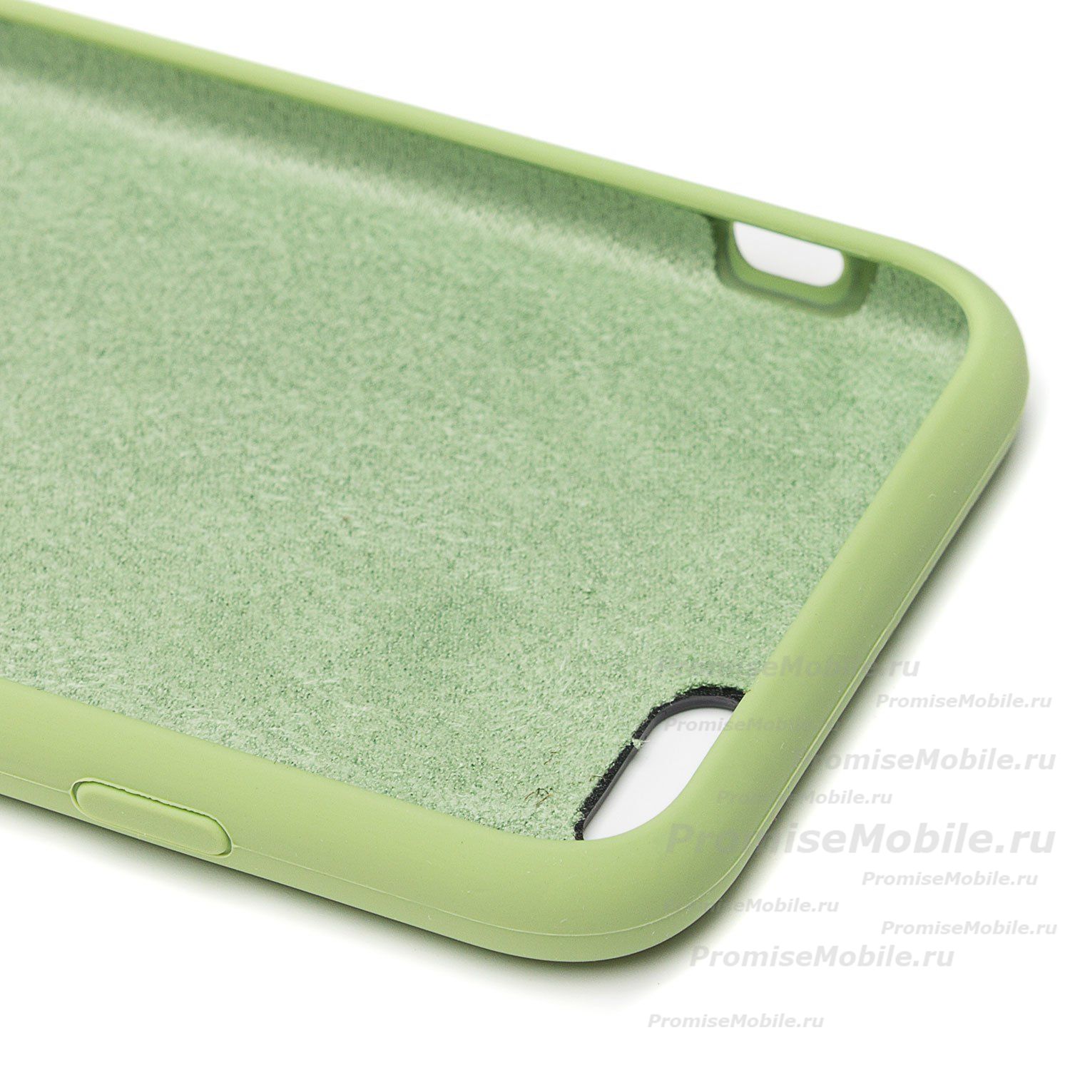 Чехол для Apple iPhone 6 силиконовый Soft Touch <светло-зеленый> (премиум) ― 