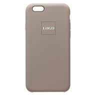 Чехол для Apple iPhone 6s силиконовый Soft Touch <серый> (премиум)