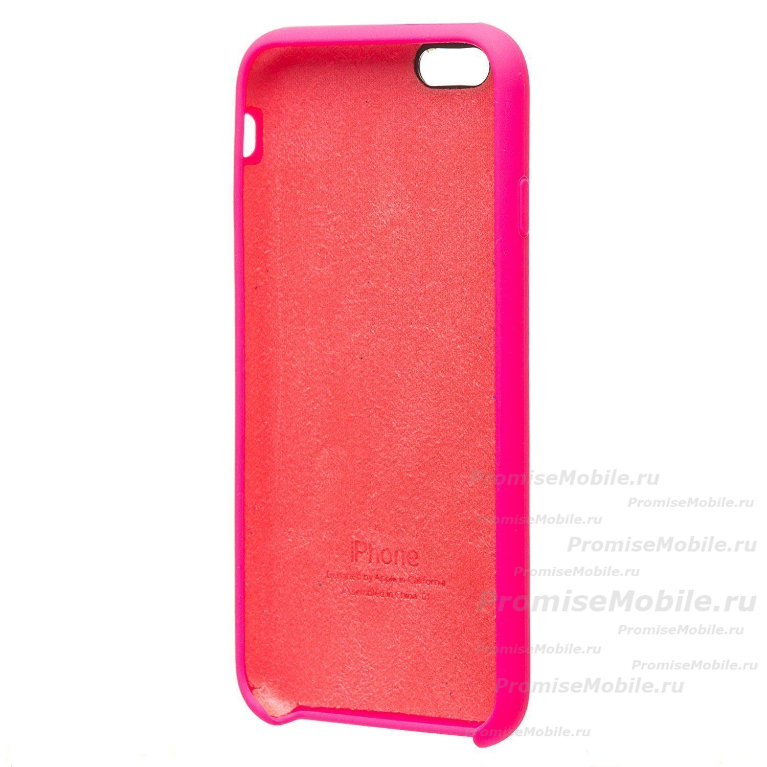 Чехол для Apple iPhone 6 силиконовый Soft Touch <темно-розовый> (премиум) ― 