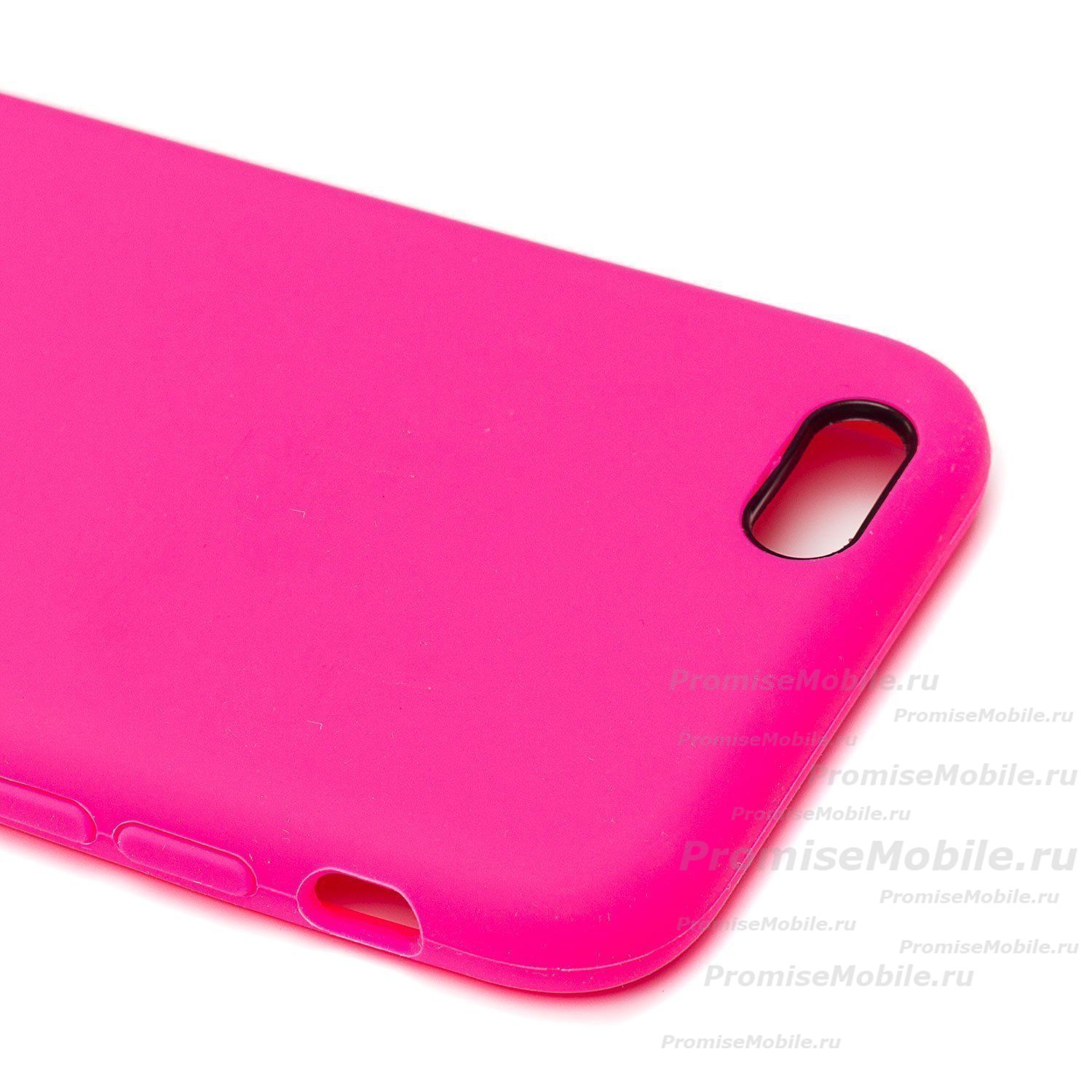 Чехол для Apple iPhone 6 силиконовый Soft Touch <темно-розовый> (премиум) ― 