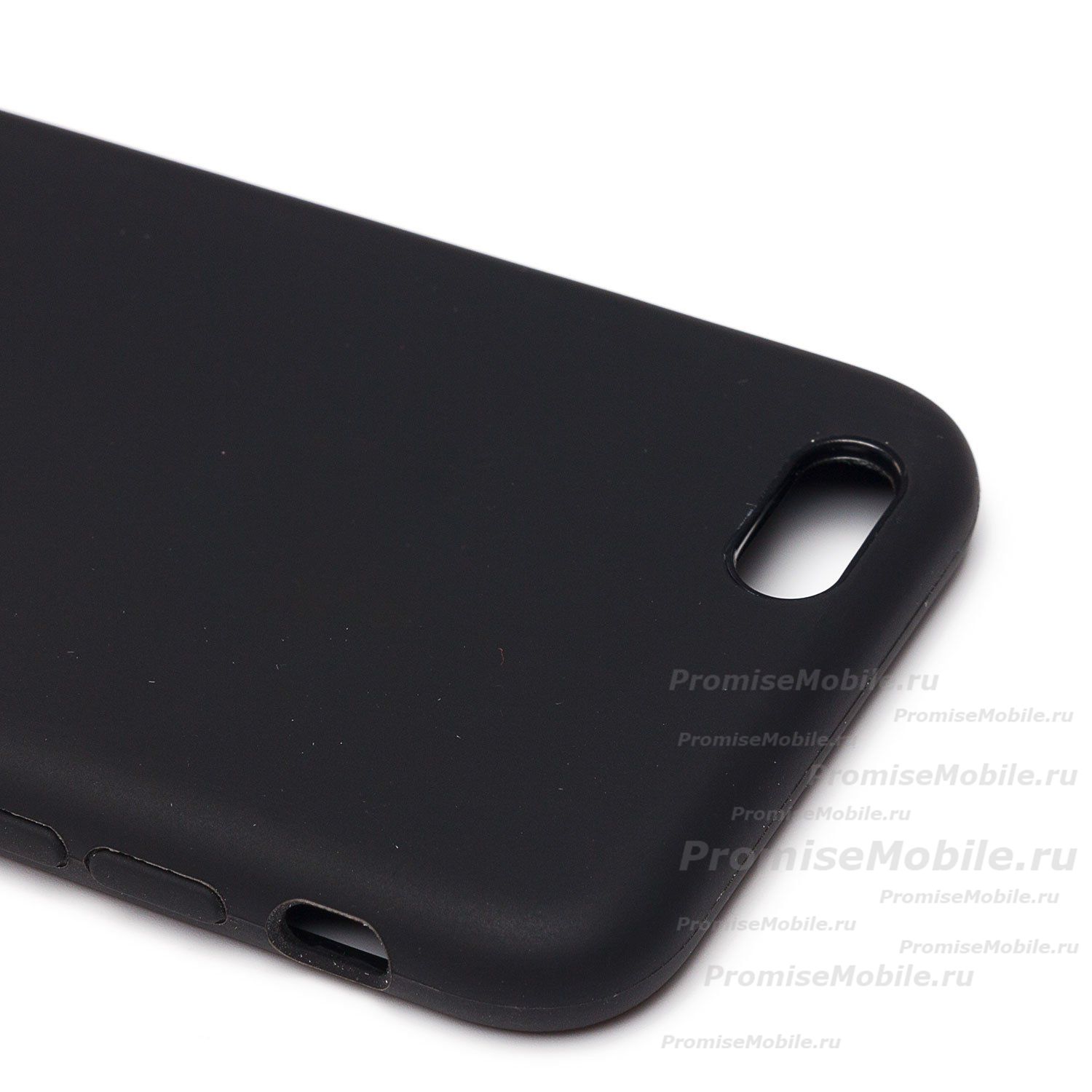 Чехол для Apple iPhone 6 силиконовый Soft Touch <черный> (премиум) ― 