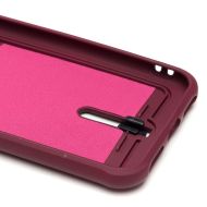 Чехол для Apple iPhone 7 силиконовый с картхолдером №4 <бордовый>