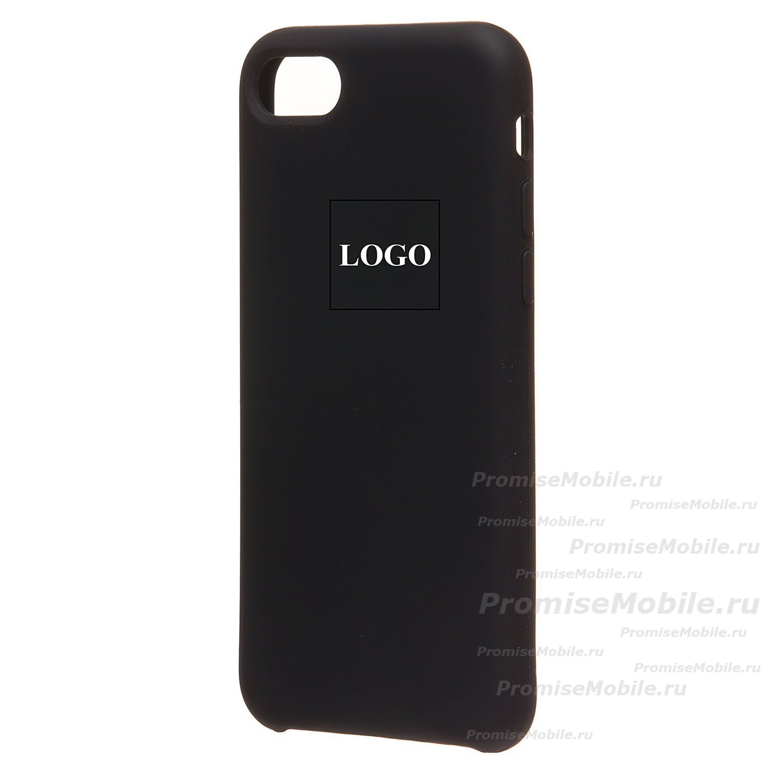Чехол для Apple iPhone 8 силиконовый Soft Touch <черный> (премиум) ― 