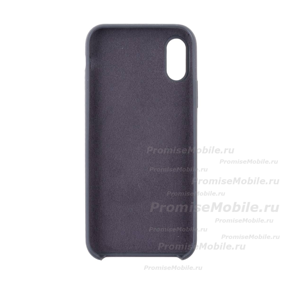 Чехол для Apple iPhone Xs PromiseMobile силиконовый Soft Touch <графит> ― 