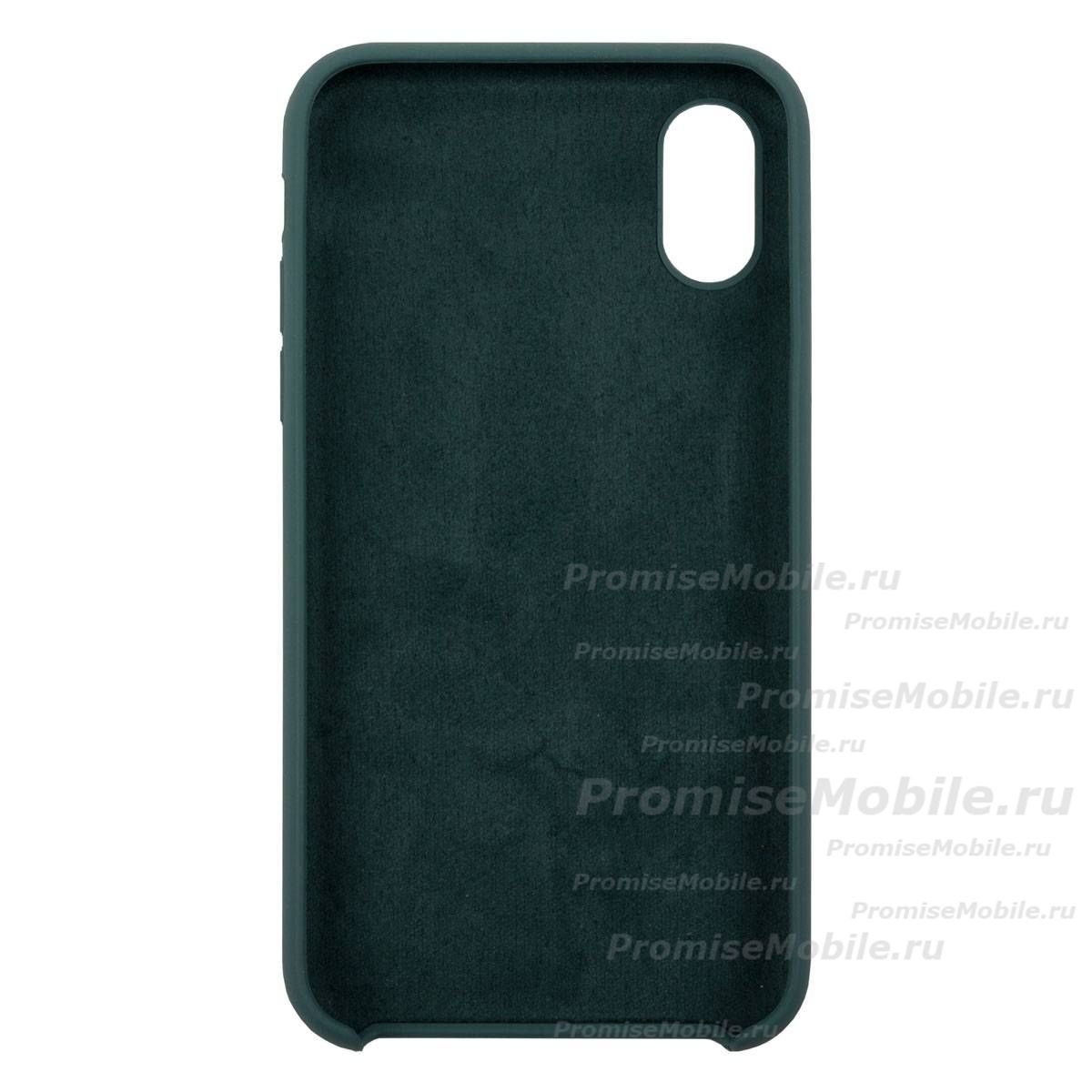 Чехол для Apple iPhone Xs PromiseMobile силиконовый Soft Touch <морская волна> ― 