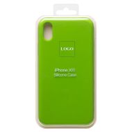 Чехол для Apple iPhone XR силиконовый Soft Touch <зеленый> (премиум)