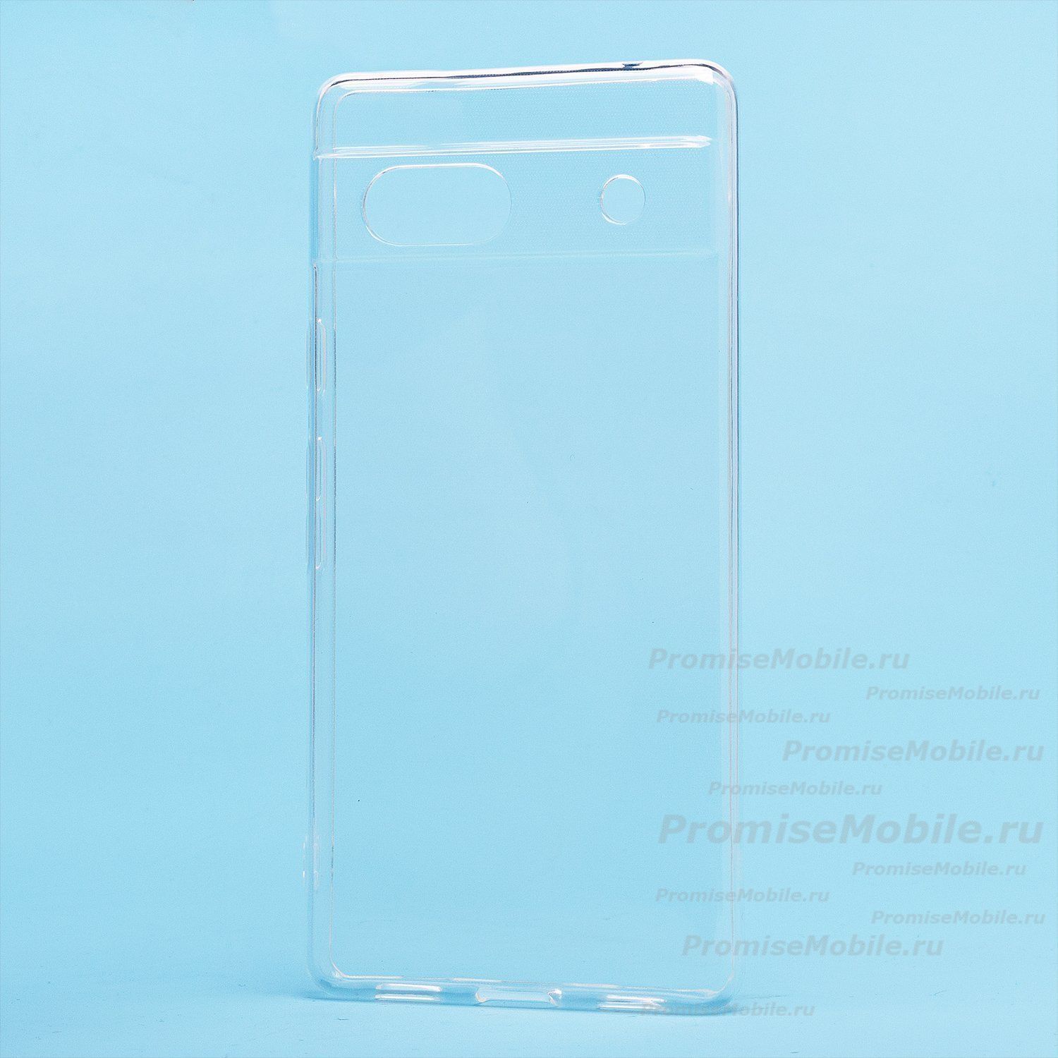 Чехол для Google Pixel 7a силиконовый ультратонкий <прозрачный> ― 
