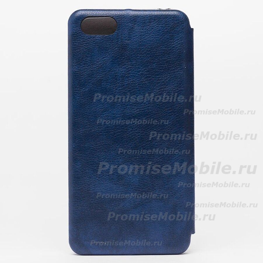 Чехол для Huawei DRA-LX5 флип боковой кожзам №3 <синий> ― 