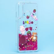Чехол для Huawei POT-LX1 силиконовый 3D игрушки <бордовый>