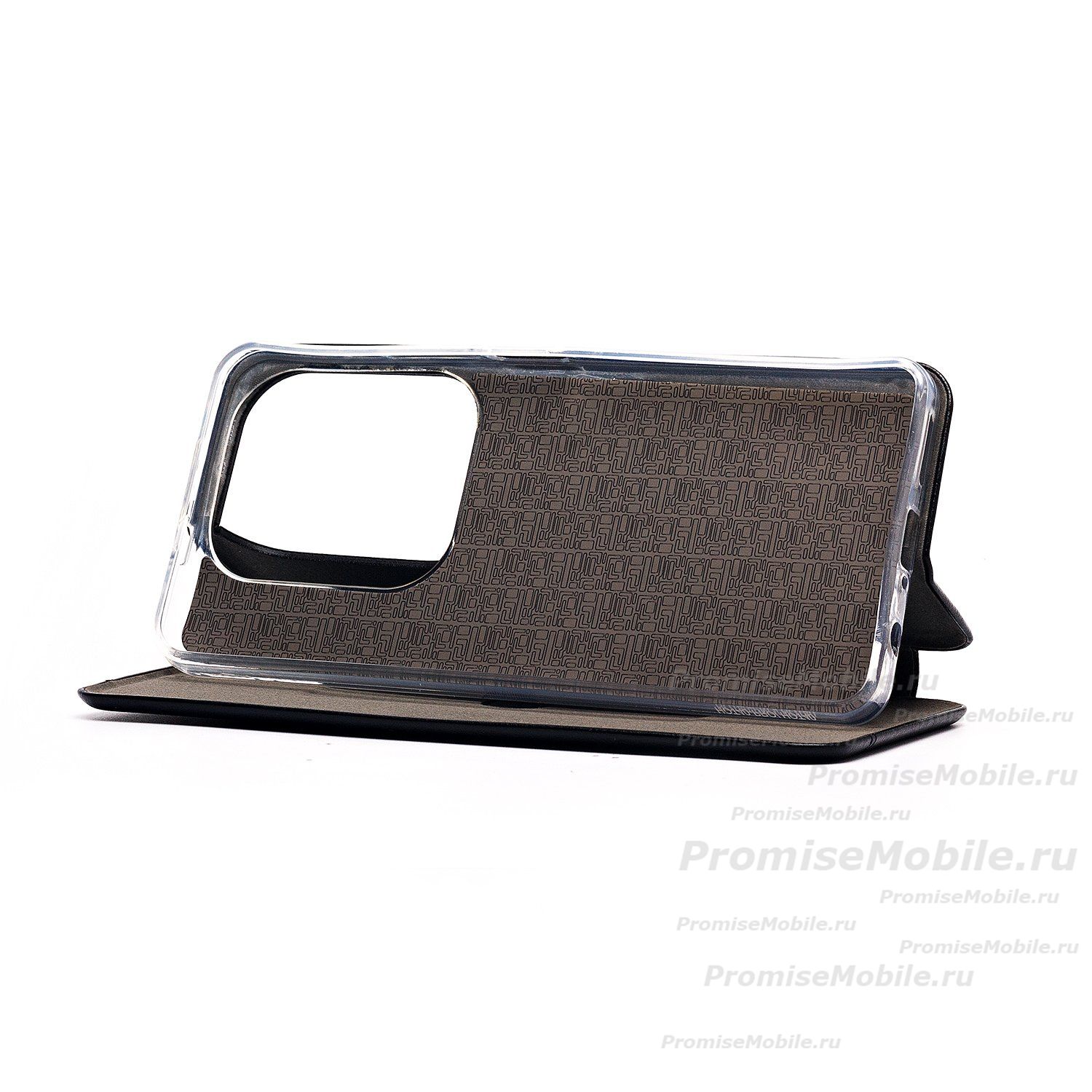 Чехол для Infinix Hot 40 (X6836) флип боковой кожзам №3 <черный> ― 