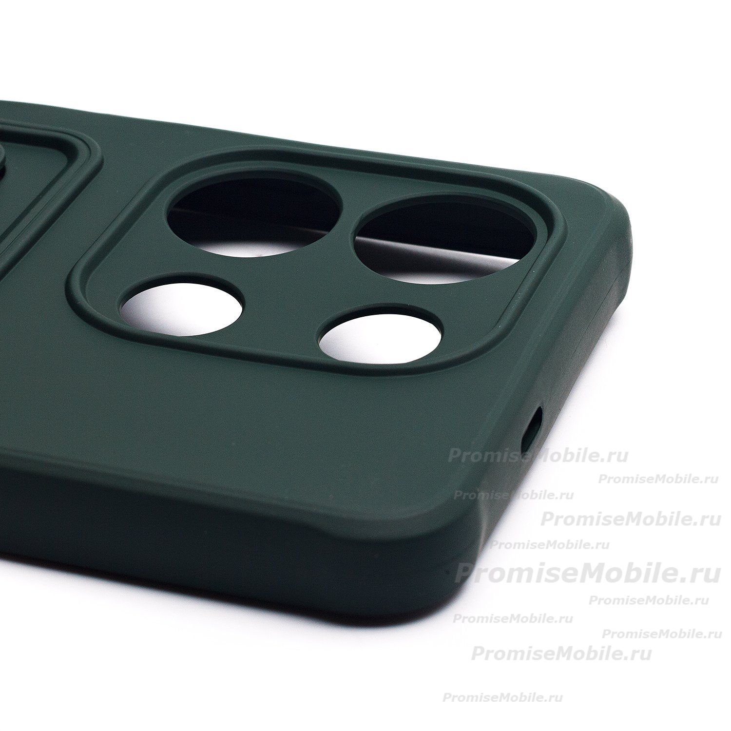 Чехол для Infinix Note 30 (X6833B) силиконовый с картхолдером №4 <зеленый> ― 