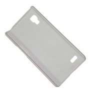 Чехол для LG P768 (Optimus F9) задняя крышка пластик ребристый Nillkin <белый>