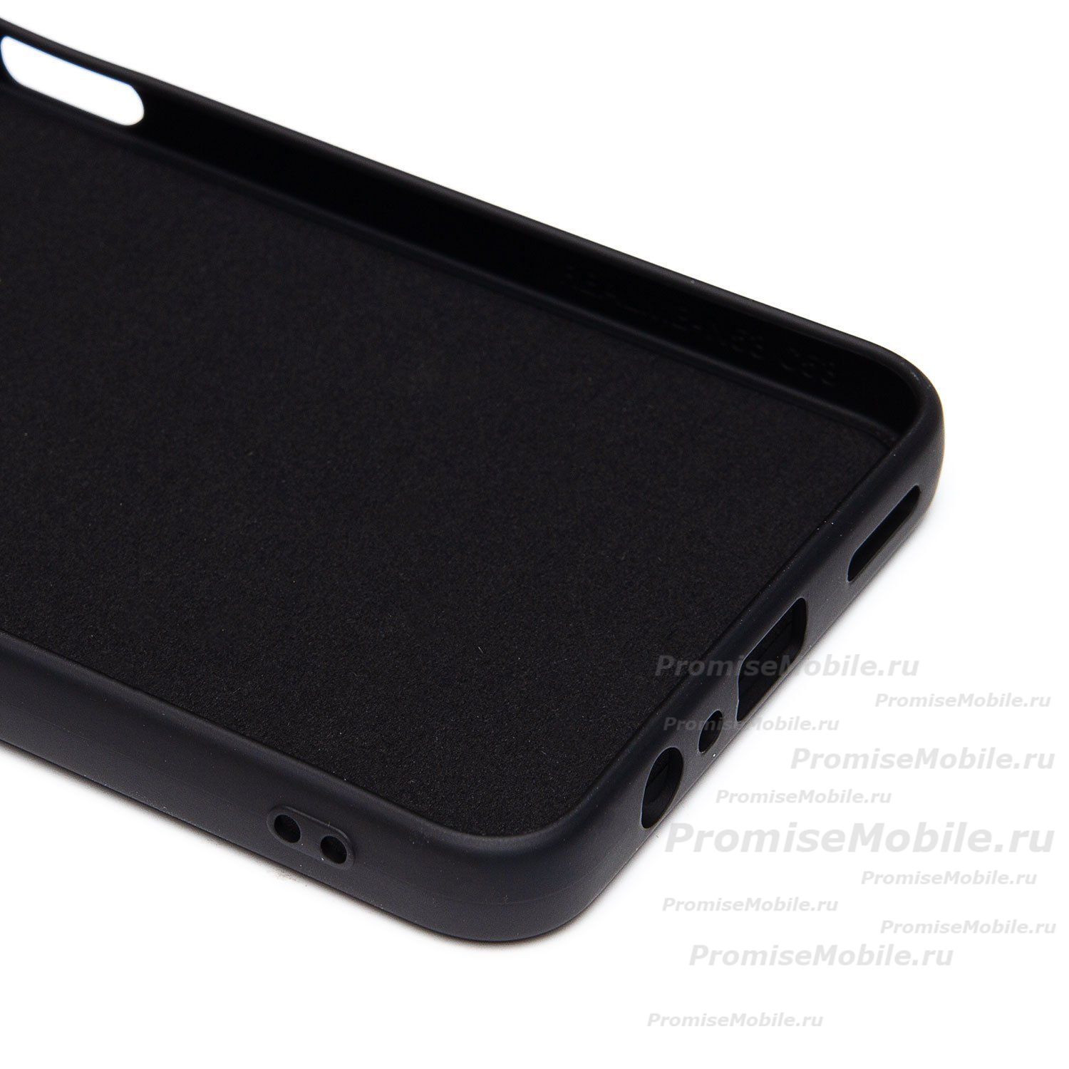 Чехол для Realme RMX3834 силиконовый Soft Touch 4 <черный> ― 