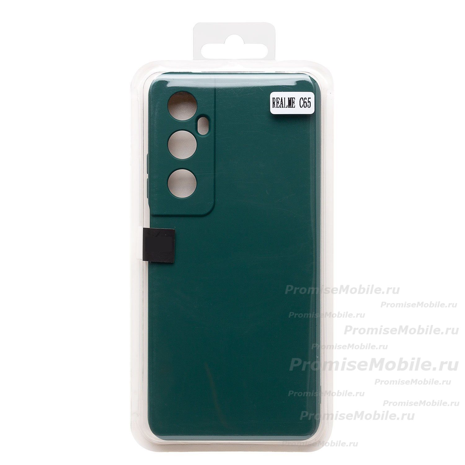 Чехол для Realme RMX3910 силиконовый Soft Touch 4 <темно-зеленый> ― 