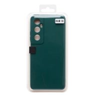 Чехол для Realme RMX3910 силиконовый Soft Touch 4 <темно-зеленый>