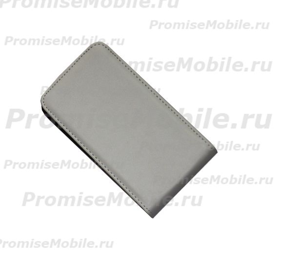 Чехол для Samsung S5690 (Galaxy Xcover) флип кожзам №2 <белый> ― 