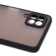 Чехол для Samsung SM-A225F (Galaxy A22) пластиковый с окантовкой <черный>