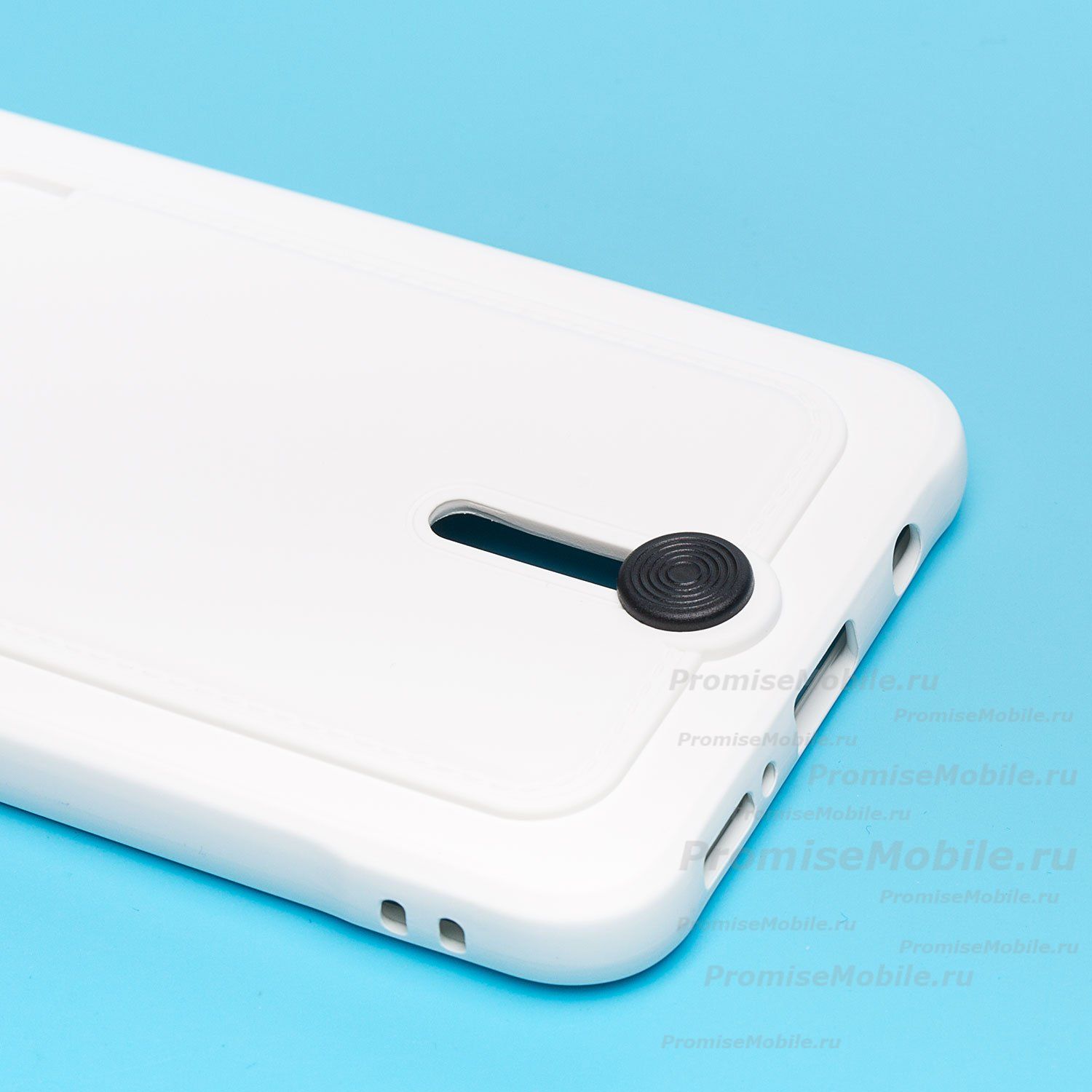 Чехол для Samsung SM-A307F (Galaxy A30s) силиконовый с картхолдером №4 <белый> ― 