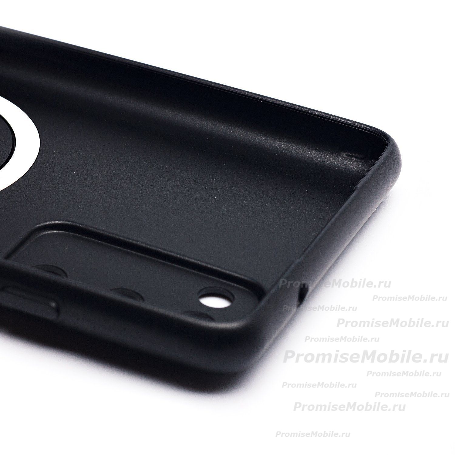 Чехол для Samsung SM-G780F (Galaxy S20 FE) силиконовый Matte MagSafe <черный> ― 