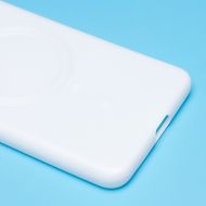 Чехол для Samsung SM-G996B (Galaxy S21 Plus) силиконовый Matte MagSafe <белый>