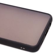 Чехол для Samsung SM-M127F (Galaxy M12) пластиковый с окантовкой <черный>