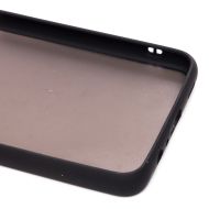 Чехол для Samsung SM-M127F (Galaxy M12) пластиковый с окантовкой <черный>