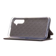 Чехол для Samsung SM-S711B (Galaxy S23 FE) флип боковой кожзам №3 <черный>