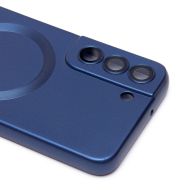 Чехол для Samsung SM-S901B (Galaxy S22) силиконовый Matte MagSafe <темно-синий>