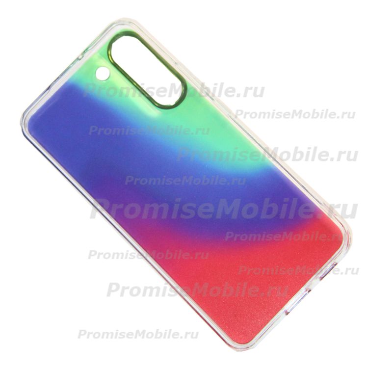 Чехол для Samsung SM-S906B (Galaxy S22 Plus) пластиковый с силиконовым бортиком (рис. 065/001) ― 