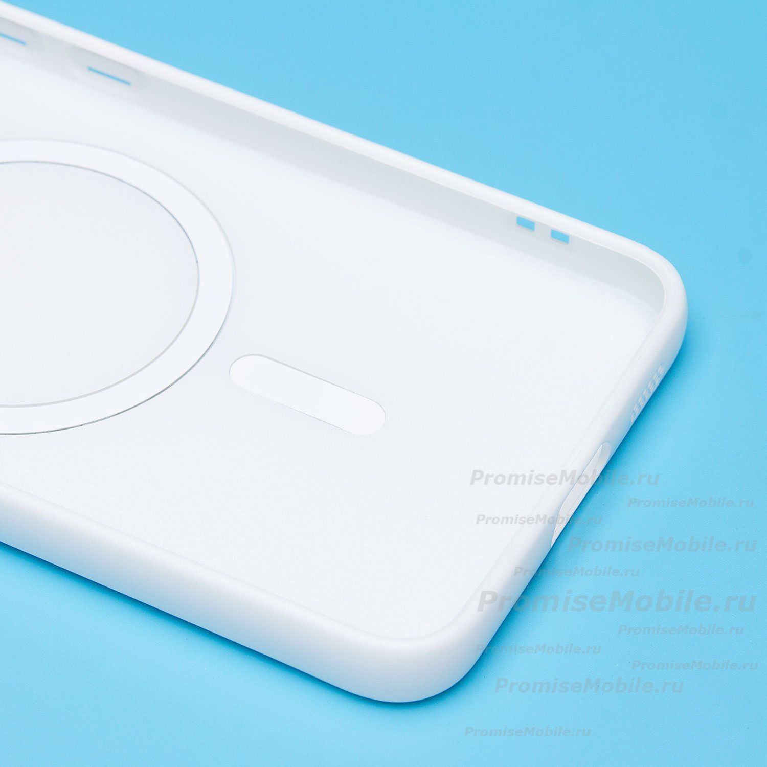 Чехол для Samsung SM-S906B (Galaxy S22 Plus) силиконовый Matte MagSafe <белый> ― 