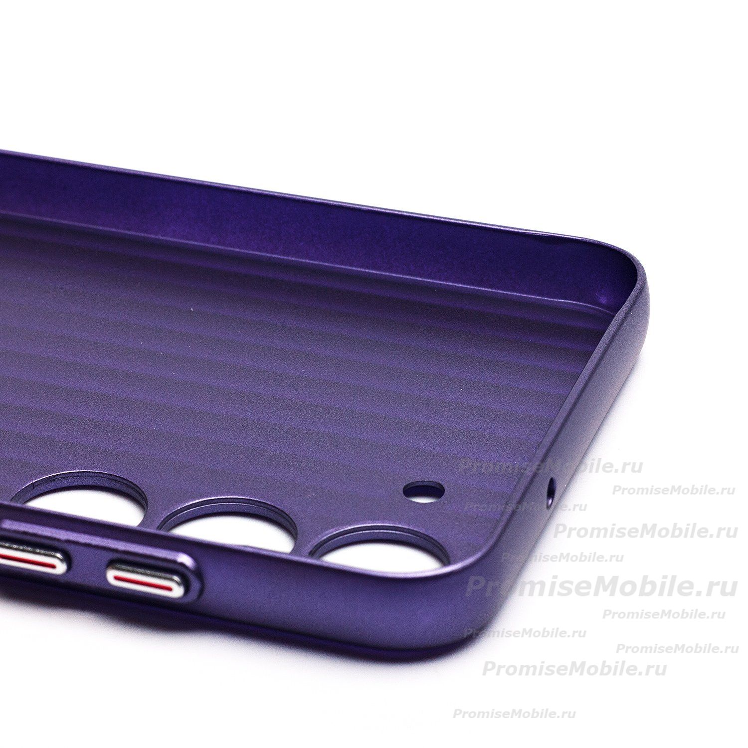 Чехол для Samsung SM-S911B (Galaxy S23) пластиковый рифленый <фиолетовый> ― 
