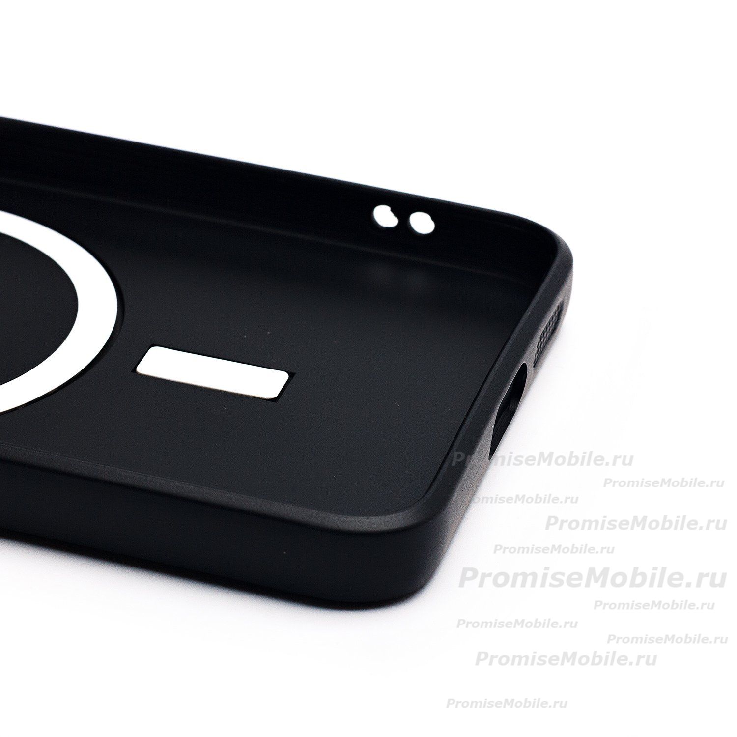 Чехол для Samsung SM-S921B (Galaxy S24) силиконовый Matte MagSafe <черный> ― 