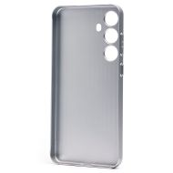 Чехол для Samsung SM-S926B (Galaxy S24 Plus) пластиковый рифленый <серебристый>